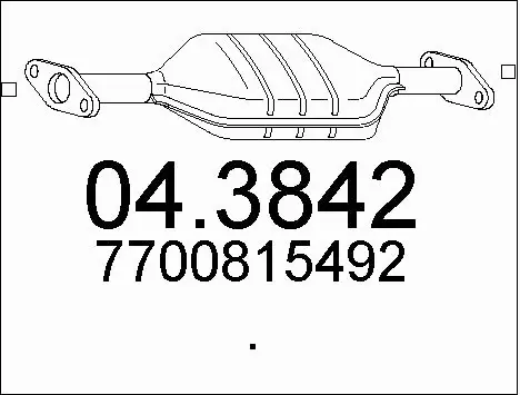 Catalytic Converter (04.3842)