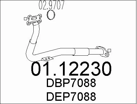 Exhaust Pipe (01.12230)