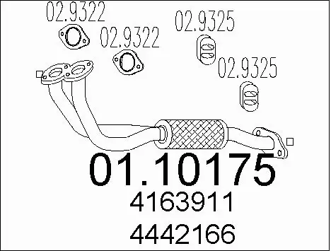 Exhaust Pipe (01.10175)