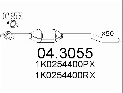 Catalytic Converter (04.3055)