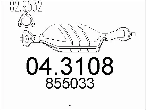 Catalytic Converter (04.3108)