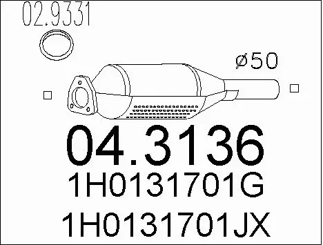 Catalytic Converter (04.3136)