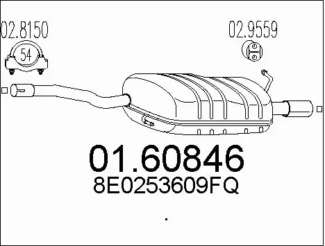 Rear Muffler (01.60846)