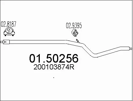 Centre Muffler (01.50256)