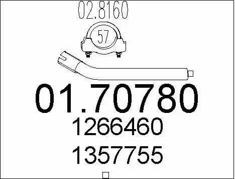 Exhaust Pipe (01.70780)