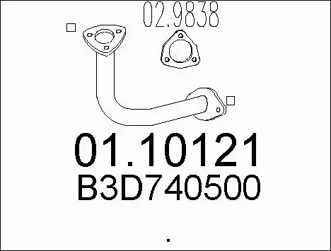 Exhaust Pipe (01.10121)