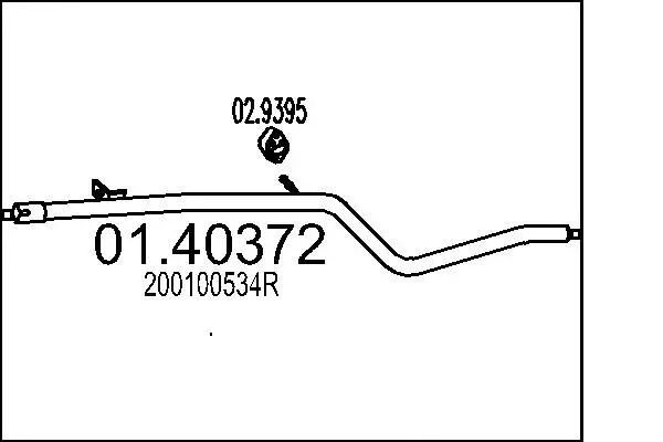 Exhaust Pipe (01.40372)