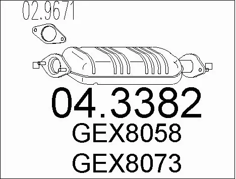 Catalytic Converter (04.3382)