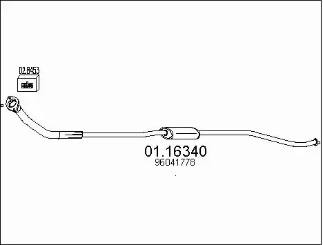 Exhaust Pipe (01.16340)