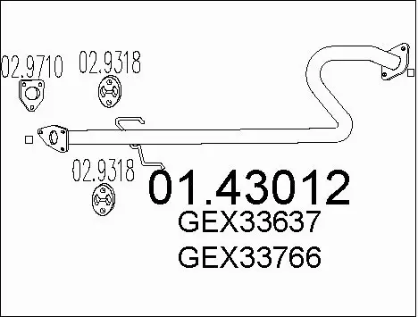 Exhaust Pipe (01.43012)