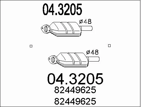 Catalytic Converter (04.3205)