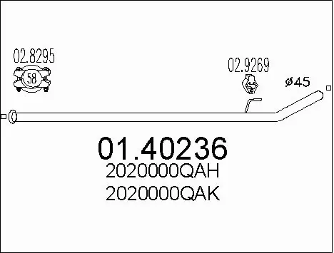 Exhaust Pipe (01.40236)