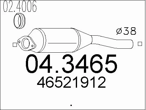 Catalytic Converter (04.3465)