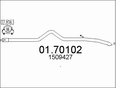 Exhaust Pipe (01.70102)