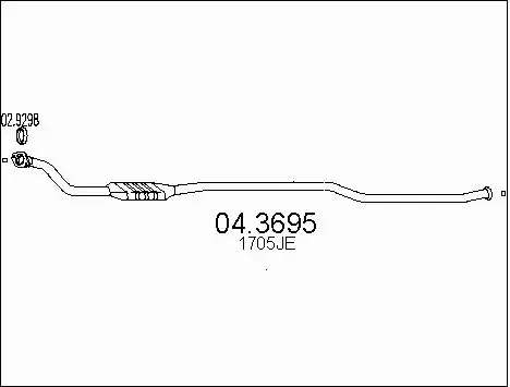 Catalytic Converter (04.3695)