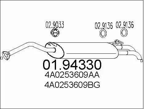 Rear Muffler (01.94330)