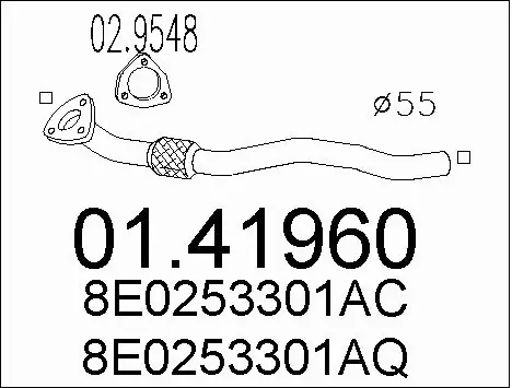 Exhaust Pipe (01.41960)