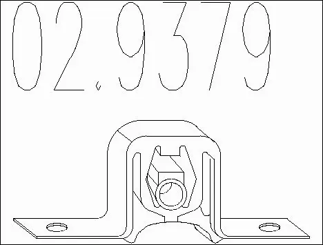 Rubber Buffer, muffler (02.9379)