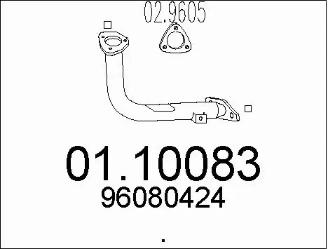 Exhaust Pipe (01.10083)