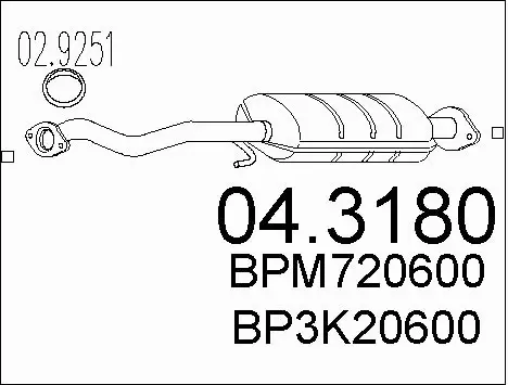 Catalytic Converter (04.3180)