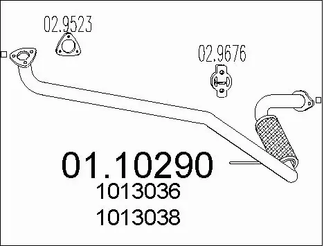 Exhaust Pipe (01.10290)