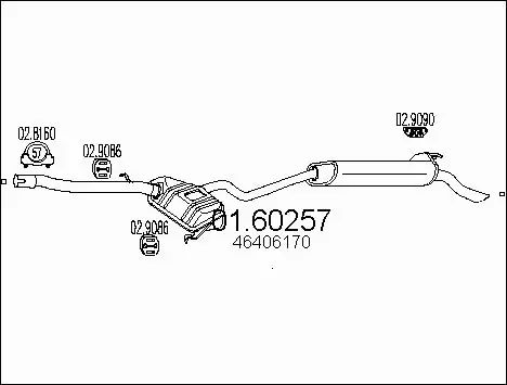 Rear Muffler (01.60257)