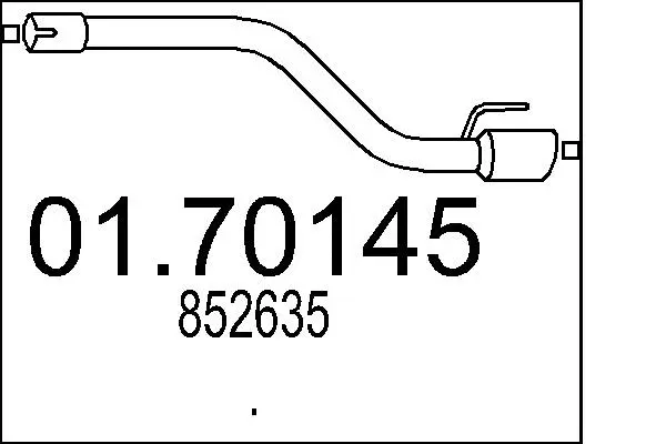 Exhaust Pipe (01.70145)