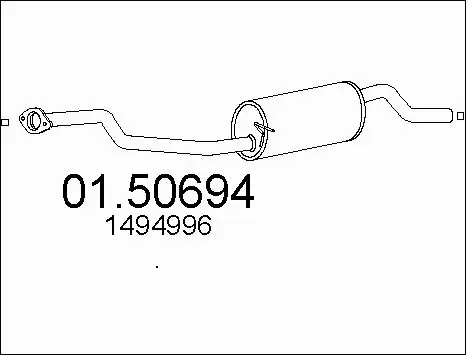 Centre Muffler (01.50694)