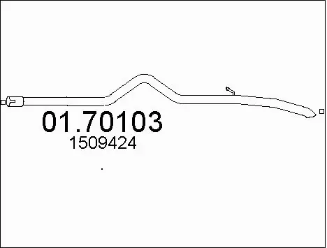 Exhaust Pipe (01.70103)