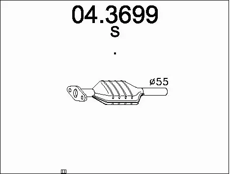 Catalytic Converter (04.3699)