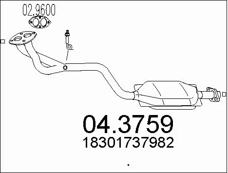 Catalytic Converter (04.3759)