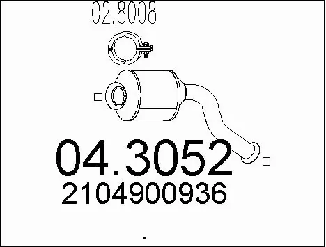 Catalytic Converter (04.3052)