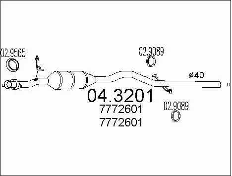 Catalytic Converter (04.3201)