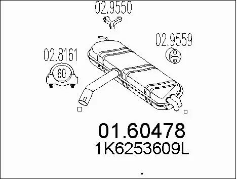 Rear Muffler (01.60478)