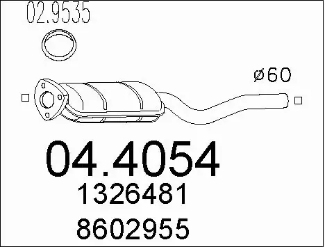 Catalytic Converter (04.4054)