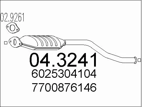 Catalytic Converter (04.3241)