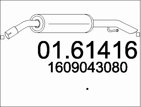 Rear Muffler (01.61416)