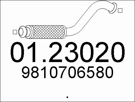 Exhaust Pipe (01.23020)