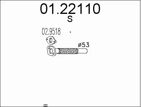 Exhaust Pipe (01.22110)