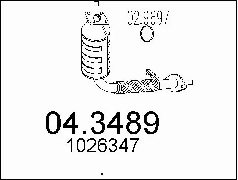Catalytic Converter (04.3489)