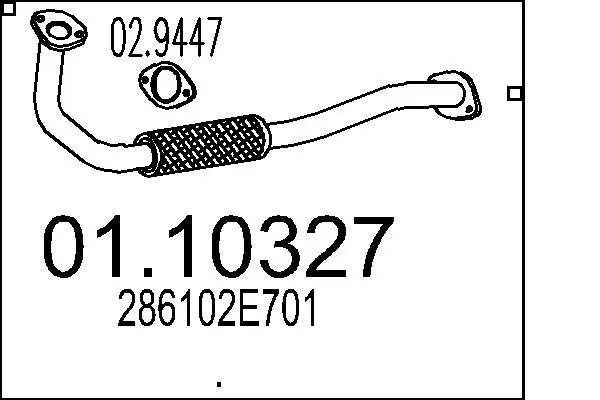 Exhaust Pipe (01.10327)