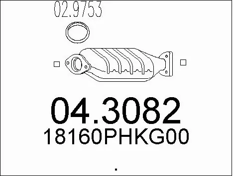 Catalytic Converter (04.3082)