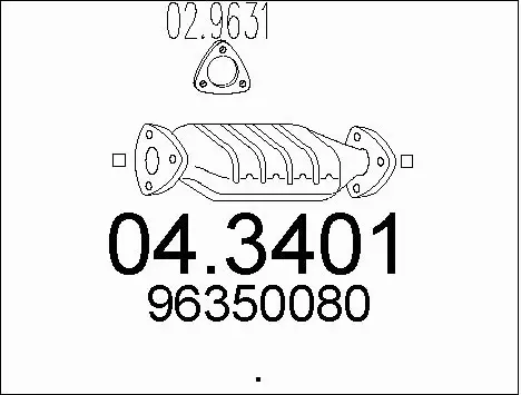 Catalytic Converter (04.3401)