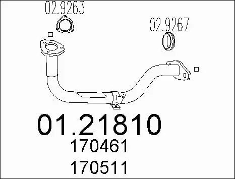 Exhaust Pipe (01.21810)