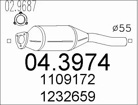 Catalytic Converter (04.3974)