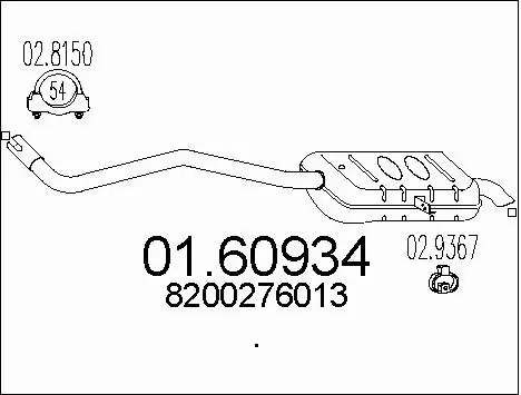 Rear Muffler (01.60934)