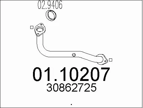 Exhaust Pipe (01.10207)