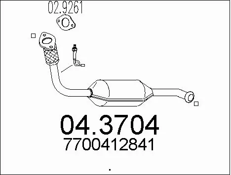 Catalytic Converter (04.3704)