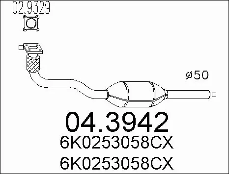 Catalytic Converter (04.3942)