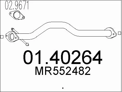 Exhaust Pipe (01.40264)